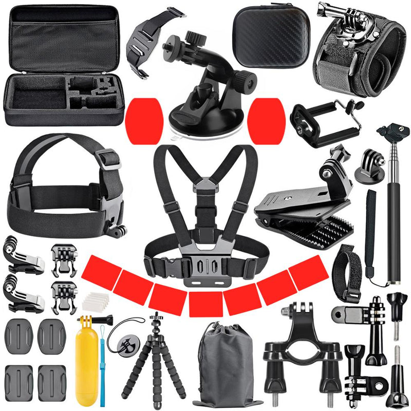 Sports Camera Accessories Nine Piece Set